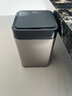 EKO智能感應垃圾桶10L灰鋼家用大號不銹鋼衛生間廚房張若昀推薦9208 曬單實(shí)拍圖