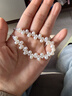 戴拉（dara）珍珠手鏈女高級感淡水珍珠手串年輕款自戴送女友七夕情人節禮物 曬單實(shí)拍圖