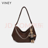 viney品牌單肩包包女包新款斜挎包大容量生日禮物送女友老婆 【咖啡色】高檔實(shí)用休閑腋下包 時(shí)尚輕奢百搭通勤托特包 曬單實(shí)拍圖