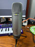 SAMSON山遜C01U ProUSB電容麥克風(fēng) 可接蘋(píng)果手機iPad 大振膜錄音話(huà)筒 電腦游戲人聲語(yǔ)音 網(wǎng)絡(luò )授課 有聲書(shū) 標配(USB接口) 曬單實(shí)拍圖