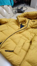 鴨鴨（YAYA）YAYA鴨鴨2025年秋冬季新款時(shí)尚休閑百搭女士短款外套鴨絨羽絨服 麥垛黃色 S 80-110斤 曬單實(shí)拍圖