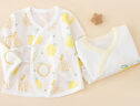 貝瑞加（Babyprints）嬰兒長(cháng)袖半背衣2件裝新生兒純棉上衣夏季薄款寶寶衣服 59 曬單實(shí)拍圖
