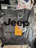 JEEP吉普長(cháng)袖T恤男秋冬季亨利領(lǐng)寬松重磅硬漢工裝衣服男裝 灰色 XL 曬單實(shí)拍圖