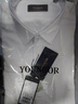 雅戈爾（YOUNGOR）長(cháng)袖襯衫男素色免燙漢麻萊賽爾麻混紡面料平整抗皺舒適易打理 漂白VLHD124887BBY 40 曬單實(shí)拍圖