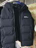jackWolfskin狼爪25秋冬新款GAPPONPLATZ男款700蓬鴨絨休閑羽絨服外套A66105 黑色/6000 2XL 充絨量：252g 曬單實(shí)拍圖