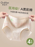 歐迪芬女士?jì)妊澟哐麬類(lèi)原棉7A抑菌純棉加長(cháng)襠醫用級彩棉高開(kāi)叉三角褲 曬單實(shí)拍圖