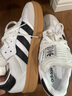 阿迪達斯（adidas）三葉草   中性 SAMBA XLG 休閑鞋 IE1377 白色  40.5 曬單實(shí)拍圖
