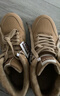 熱風(fēng)男鞋冬季新款男士厚底杏色高幫板鞋加絨保暖休閑鞋子 曬單實(shí)拍圖
