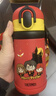 膳魔師（THERMOS）兒童保溫杯哈利波特周邊學(xué)生直飲水杯水壺大容量喝水杯子新年禮物 【魔法鐵三角】紅色吸管杯 400ml 曬單實(shí)拍圖
