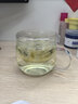富光花茶杯透明茶杯內膽茶水分離杯辦公室玻璃杯子水杯350ml 曬單實(shí)拍圖