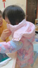 G.duck女童羽絨服冬季2025新款兒童洋氣女寶寶中長(cháng)款加厚白鴨絨冬裝外套 粉色(美人魚(yú)羽絨服) 120 曬單實(shí)拍圖