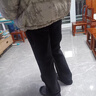 EFFACE怪獸實(shí)驗室同款彎刀牛仔褲男黑色彈力褲子痞帥美式直筒微喇褲 黑色 【直筒款】 L 110至125斤可穿 曬單實(shí)拍圖