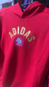 阿迪達斯（adidas）童裝26春新年款兒童連帽紅色衛衣男女中大童運動(dòng)針織套頭衫KG5929 曬單實(shí)拍圖