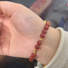周大生【新年禮物】生肖馬騏驥紅瑪瑙手鏈純銀手串送女友本命年生日禮物 曬單實(shí)拍圖
