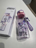 Hello Kitty凱蒂貓三麗鷗塑料直飲杯夏季便攜可愛(ài)時(shí)尚情侶學(xué)生水杯 3614-庫咯米500ml 曬單實(shí)拍圖