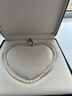 南珠宮福祿天然淡水珍珠項鏈925銀扣白色強光近圓女款送禮 5.5-6.5mm 曬單實(shí)拍圖