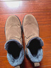 回力男鞋雪地靴冬季加絨加厚保暖懶人一腳蹬棉鞋 3200 駝色 40  曬單實(shí)拍圖