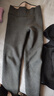 古今（GUJIN）三層加厚100%羊毛夾層保暖褲棉褲女東北冬加絨打底褲媽媽大碼灰2L 曬單實(shí)拍圖