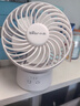 小熊（Bear） 電風(fēng)扇 風(fēng)扇家用手持迷你小風(fēng)扇 臺扇USB電風(fēng)扇輕音桌面 宿舍降溫神器 無(wú)線(xiàn)續航 【可搖頭-白色】DFS-C05L5 曬單實(shí)拍圖