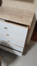 實(shí)木斗柜臥室北歐簡(jiǎn)約現代五斗柜現代抽屜儲物櫥柜收納邊柜 五抽屜斗柜-原木+白色 60x35x96CM 曬單實(shí)拍圖