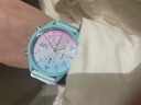 Lee學(xué)生手表女日歷夜光青少年初高中生專(zhuān)用考試表女生日禮物U529彩色 曬單實(shí)拍圖
