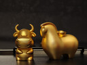 銅師傅《馬上有錢(qián)》桌面真金鎏鍍馬擺件 家居裝飾品節日禮物 曬單實(shí)拍圖