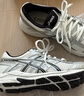 亞瑟士ASICS網(wǎng)面跑鞋百搭男鞋緩震運動(dòng)鞋透氣跑步鞋 GEL-CONTEND 4 白色/銀色 42.5 曬單實(shí)拍圖