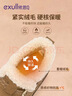 依思 Q（exull）勃肯鞋女加絨2025新款冬季軟底保暖百搭雪地靴女一腳蹬懶人鞋女 卡其色 【3cm舒適保暖】 37 曬單實(shí)拍圖
