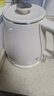 美的電熱水壺燒水壺1.8L大容量便攜保溫家用燒水自動(dòng)斷電恒溫壺母嬰級316不銹鋼內膽泡茶壺 SH60-Q 曬單實(shí)拍圖
