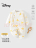 迪士尼嬰兒衣服60g新生幼兒連體衣夾棉滿(mǎn)月寶寶爬爬服百天睡衣春秋冬季 曬單實(shí)拍圖