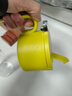 LiSSA帶濾網(wǎng)油壺玻璃防漏油壺醬油瓶調料瓶醋瓶油罐自動(dòng)免擰蓋重力油瓶 檸檬黃600ml 曬單實(shí)拍圖