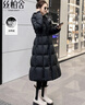 絲柏舍中長(cháng)款羽絨服2025冬季新款女裝連帽收腰顯瘦加厚外套 曬單實(shí)拍圖