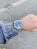 勞力士瑞士原裝手表男士全自動(dòng)機械表防水夜光時(shí)尚潮流專(zhuān)用男表 R6607本色藍面 曬單實(shí)拍圖