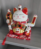 京東京造招財貓擺件 電動(dòng)手搖開(kāi)業(yè)禮品喬遷新居禮物客廳辦公室收銀臺裝飾 曬單實(shí)拍圖