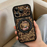吾創(chuàng  )吾藝【聯(lián)名三麗鷗】適用蘋(píng)果17Promax手機殼新款豹紋kittyiPhone16全包15保護殼14旋轉支架13高級男女 【黑丨豹紋滑板凱蒂貓棕】旋轉支架丨電鍍皮紋 iPhone17 promax 曬單實(shí)拍圖