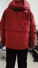 鴨鴨（YAYA）王一博同款新山系羽絨服男短款2025冬季新款戶(hù)外男女保暖外套YX 珊瑚紅色 L 175/92A 曬單實(shí)拍圖