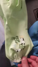 美家日記家用洗碗手套 PVC收口手套 混色款L號3雙裝加厚防水耐用防滑耐磨 曬單實(shí)拍圖