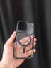 紐曼 適用蘋(píng)果16promax手機殼 iphone16/16pro保護套電鍍透明磁吸無(wú)線(xiàn)充電鏡頭全包超薄防摔高級感男女 【亮黑色】超強磁吸丨冰透散熱 蘋(píng)果16ProMax【6.9英寸】 曬單實(shí)拍圖