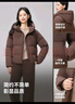 雪中飛2025新款女士短款羽絨服潮流休閑風(fēng)小個(gè)子加長(cháng)外套舒適溫暖 咖啡色|7217 L 165 曬單實(shí)拍圖