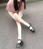ZHR單鞋女鏡面JK學(xué)院風(fēng)厚底瑪麗珍鞋復古小皮鞋女 AH355 黑色 37  曬單實(shí)拍圖