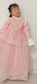 女童連衣裙冬裝2025新款女孩生日禮服公主裙冬季兒童主持人演出服 2826粉色加厚 120 曬單實(shí)拍圖