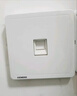 西門(mén)子（SIEMENS）開(kāi)關(guān)插座 六類(lèi)電腦網(wǎng)絡(luò )插座面板 致典雅白色5UH14713NC01 曬單實(shí)拍圖