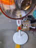 【次日達】駱駝家用小太陽(yáng)取暖器大號電暖器節能省電暖氣扇遙控電熱扇立式電暖爐落地烤火爐室內 機械款410mm【可升降+定時(shí)+加重底座】 曬單實(shí)拍圖