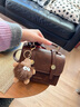 viney【陳妍希同款】包包女包牛皮斜挎劍橋包生日情人節禮物送女朋友 曬單實(shí)拍圖