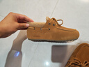 百麗（Belle）焦糖吐司勃肯毛毛牛津鞋女26春新商場(chǎng)款保暖低跟休閑鞋F2Z1DAA6 棕色 37 (235mm) 曬單實(shí)拍圖