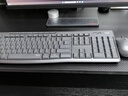 羅技（Logitech）MK295無(wú)線(xiàn)鍵鼠套裝 靜音辦公無(wú)線(xiàn)鍵盤(pán)鼠標套裝 靜音鼠標鍵盤(pán)筆記本電腦鍵盤(pán)薄膜 全尺寸家用 MK295+大鼠標墊 曬單實(shí)拍圖
