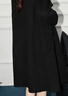 【京東直采】|羊毛大衣女雙面呢子毛呢外套中長(cháng)款寬松百搭 黑色 均碼 建議90-130斤 曬單實(shí)拍圖