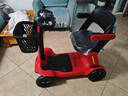 皮皮熊老年人代步車(chē)S3【長(cháng)輩禮物-智能控速不溜坡】可折疊老人代步車(chē) 紅 曬單實(shí)拍圖