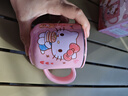 DEVAR聯(lián)名Hello Kitty兒童水杯寶寶牛奶杯帶刻度不銹鋼口杯幼兒園杯子 曬單實(shí)拍圖