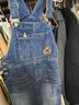 Teenie Weenie小熊春季復古時(shí)尚摩登牛仔裙背帶裙美拉德連衣裙女裝 深藍色 S 曬單實(shí)拍圖